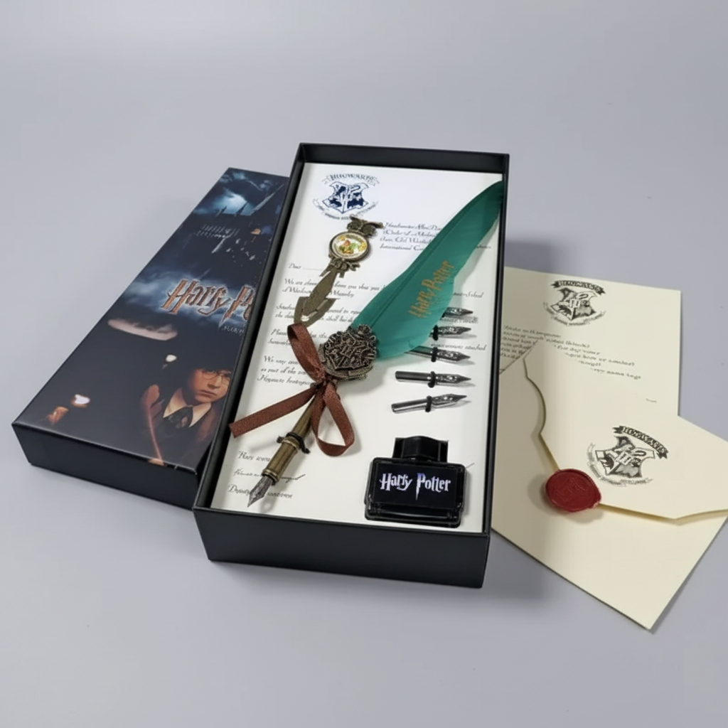 Harry Potter Magic Feather Pen Set Bbag | India’s Best Online Stationery Store