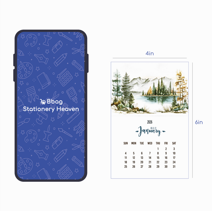 Creative Convert Nature Desk Calendar