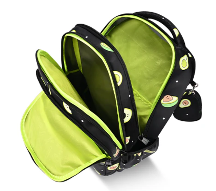 Gear Avocado 15" Backpack Black-Green | Laptop Backpack Bbag | India’s Best Online Stationery Store