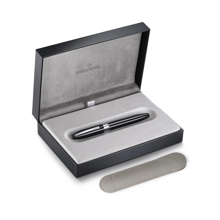 Sheaffer Legacy 9064 Rollerball Pen Glossy Black  Premium Pen Bbag | India’s Best Online Stationery Store