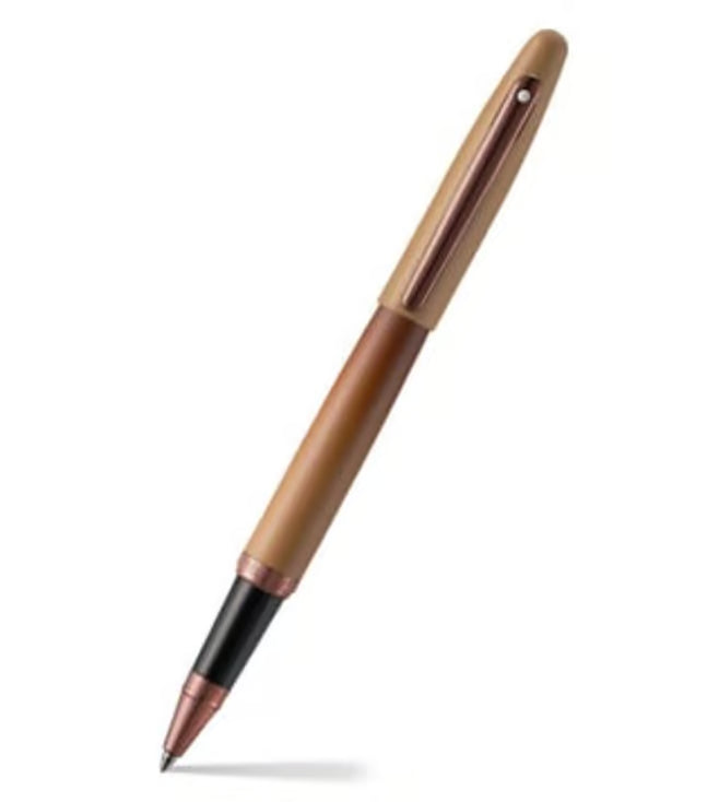 Sheaffer Matt Brown VFM 9428 Coffee Edition Rollerball Pen with Regal Brown PVD Trims