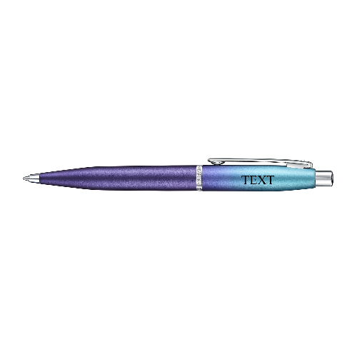 Sheaffer VFM 9430 Expressions Blue and Purple Pearlised Ballpoint Pen with Chrome-Plated Trims / Bbag indias best online store 