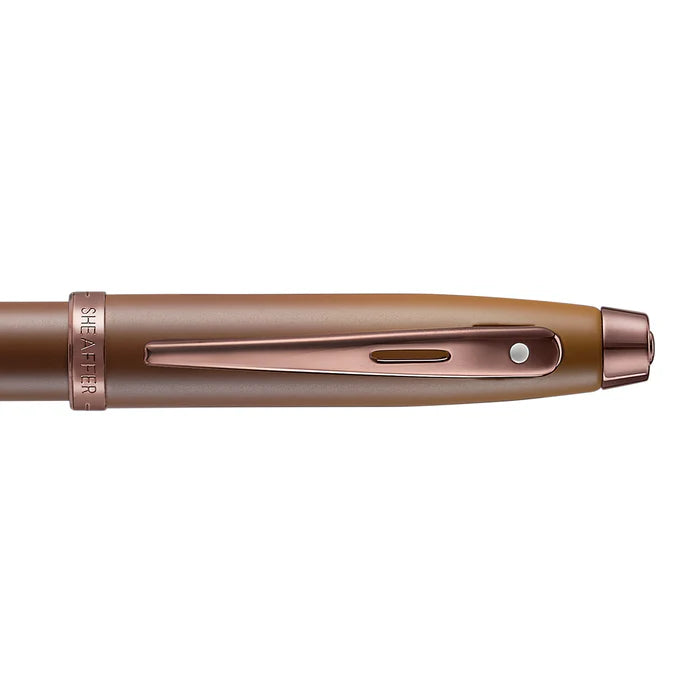 Sheaffer 9374 Coffee Edition Matt Brown Ballpoint Pen with Regal Brown PVD Trims