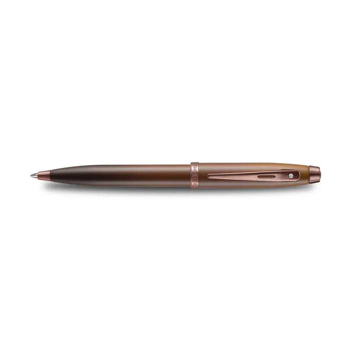 Sheaffer 9374 Coffee Edition Matt Brown Ballpoint Pen with Regal Brown PVD Trims