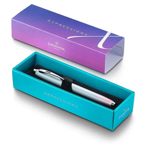 Sheaffer 9376 Expressions Blue/Pink Pearlised Gradient  Roller Ball Pen/ Bbag Indias Best Online store 