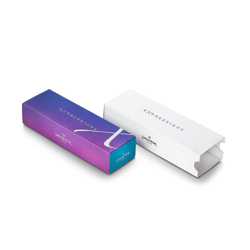 Sheaffer 9376 Expressions Blue and Pink Pearlised Gradient Ballpoint Pen with Chrome-plated Trims
