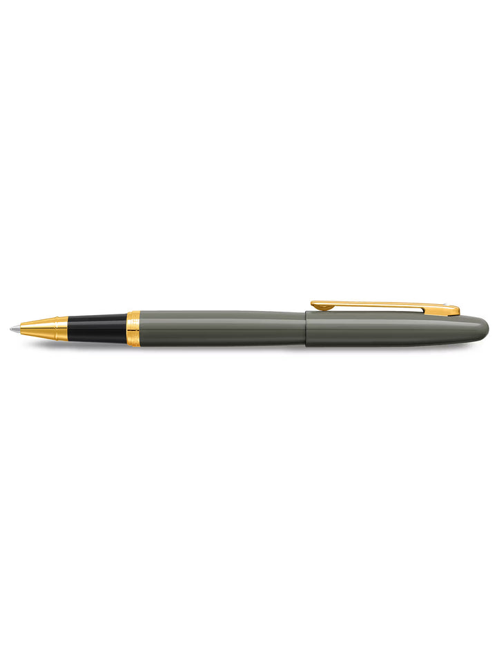 Sheaffer VFM 9427 Light Gray Rollerball Pen with PVD Gold Tone Trim