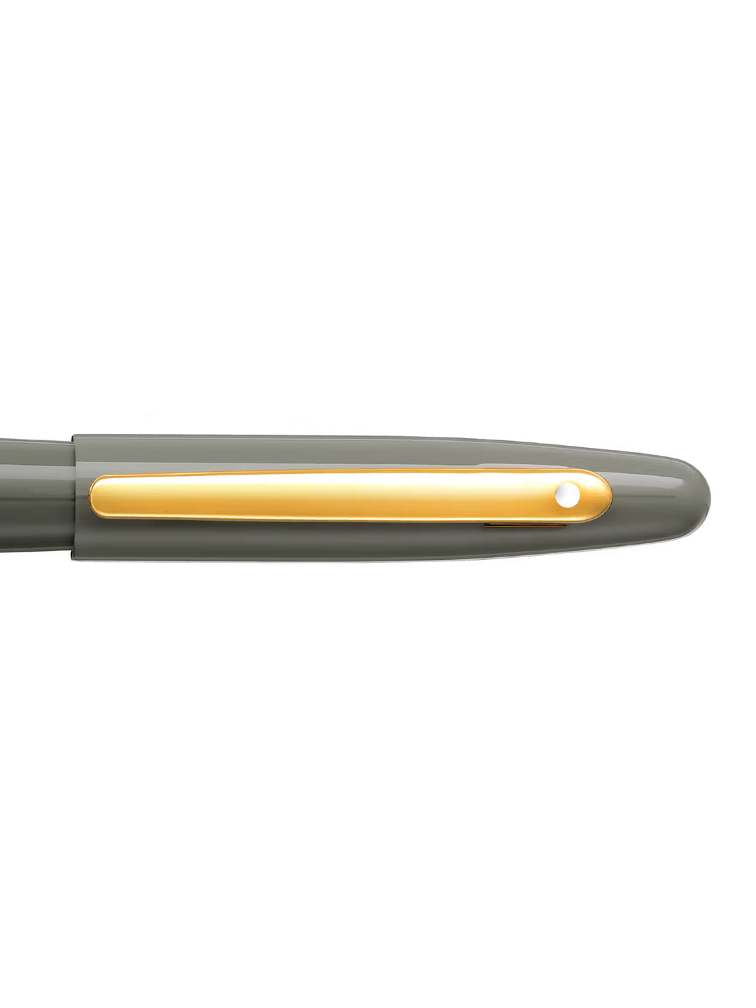 Sheaffer VFM 9427 Light Gray Fountain Pen with PVD Gold Tone Trim