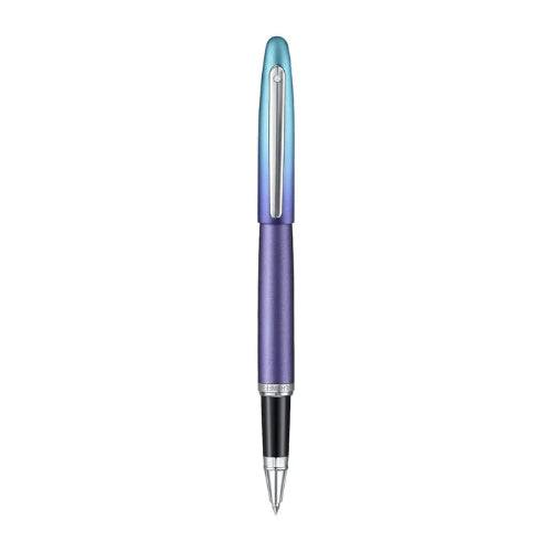 Sheaffer VFM 9430 Expressions Blue and Purple Pearlised Gradient Rollerball Pen with Chrome-Plated Trims / bbag indias best online store 