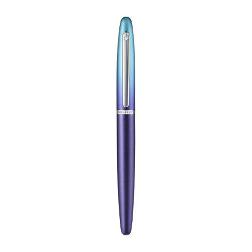 Sheaffer 9430 Expressions Blue and Purple Pearlised  Fountain Pen VFM PVD with Chrome Plated Trims - Fine / Bbag Indias Best Online Store 