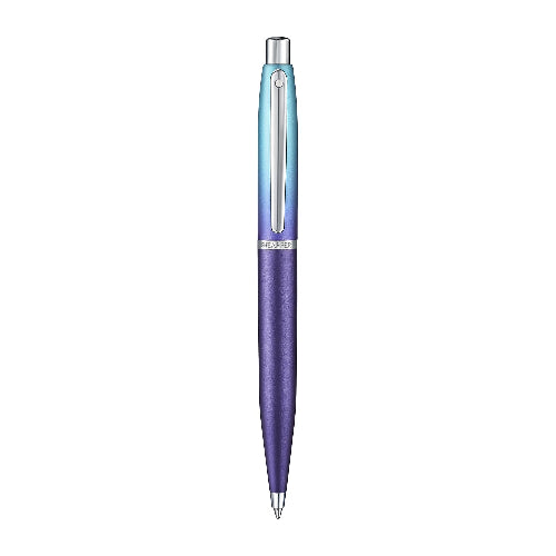 Sheaffer Gift Set VFM 9430 Blue and Purple Ballpoint Pen with Leather Card Case / Bbag indias Best Online Store 