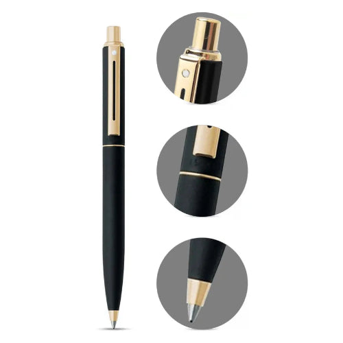 Sheaffer Sentinal  Matt Black Ball Pen With Gold Tone Trim / bbag indias best online store