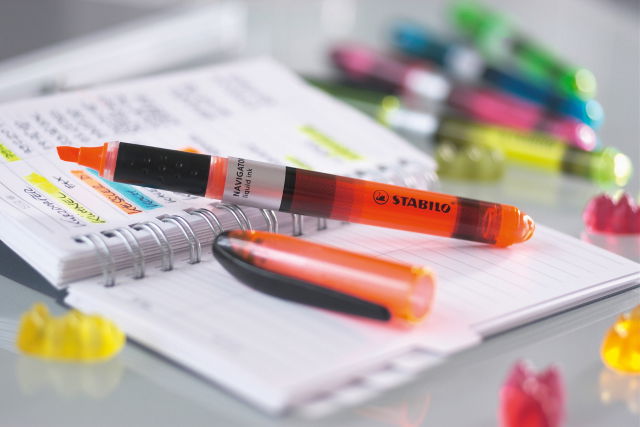 STABILO Highlighter Pen Set | NAVIGATOR | 4 Multicolor Pens