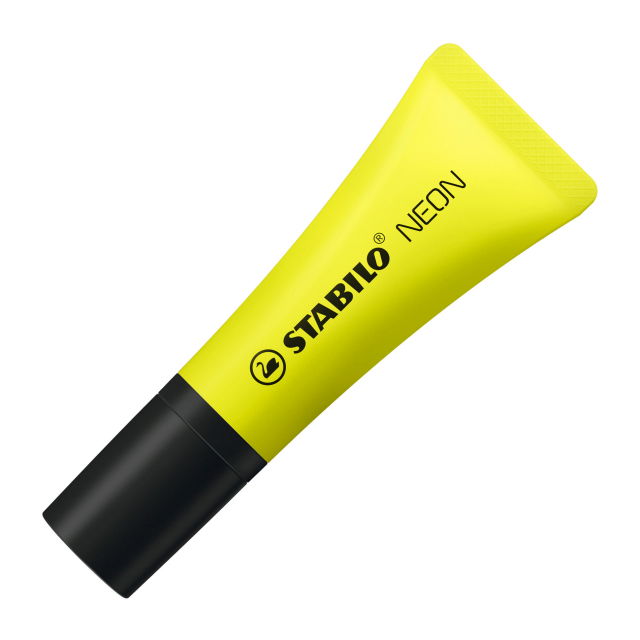 STABILO NEON Highlighter Pack - Stylish, Ergonomic, Vibrant Colors
