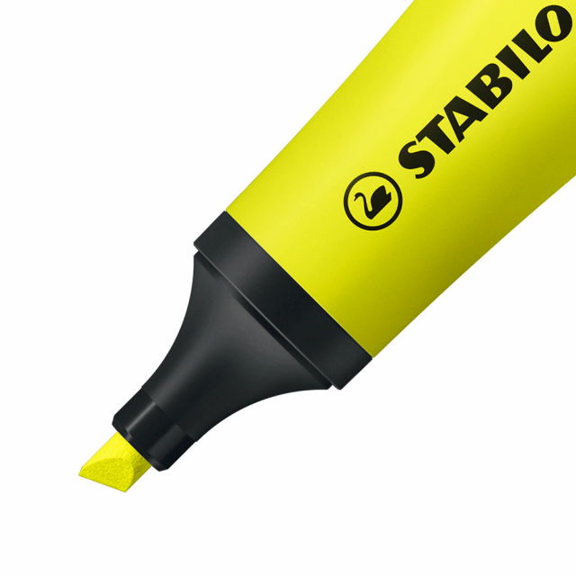 STABILO NEON Highlighter Pack - Stylish, Ergonomic, Vibrant Colors