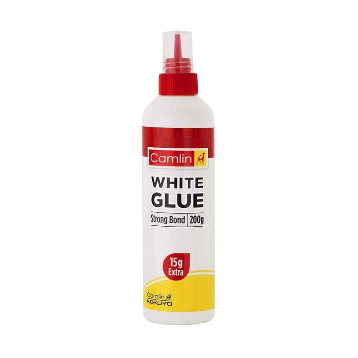 A bottle of 200g of Camlin White Glue Squeeze Bottle