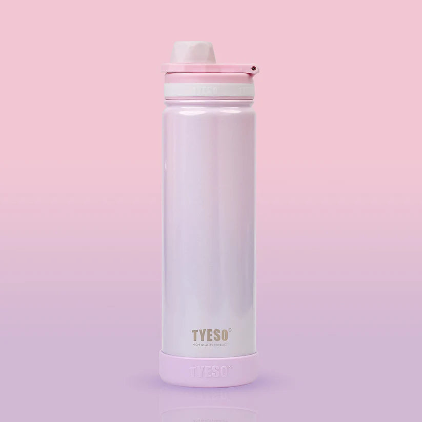 TYESO 750ml Rainbow Insulated Tumbler Stainless Steel Bottle with Handle Bbag | India’s Best Online Stationery Store