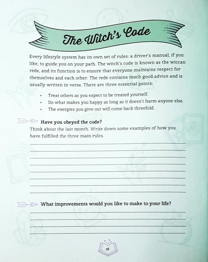 The Modern Witch’s Journal | Guided Spiritual & Mindfulness Journal for Positive Magic Bbag | India’s Best Online Stationery Store