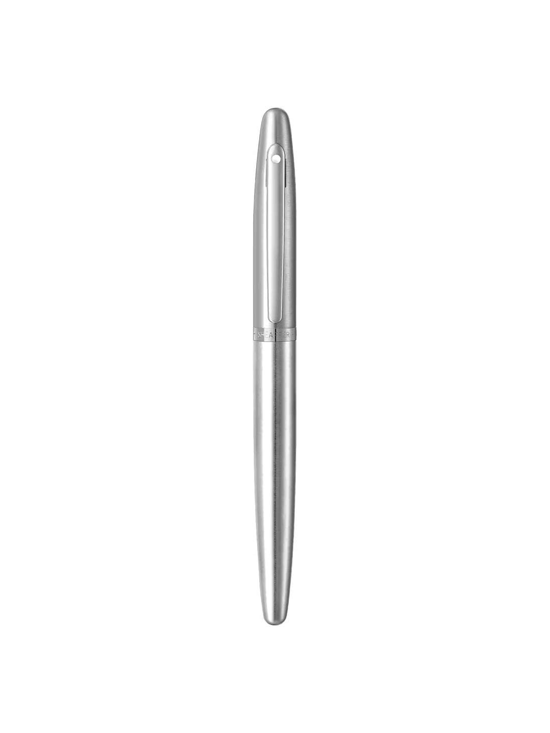 Sheaffer VFM 9426 Brushed Chrome Fountain Pen with Chrome Trim