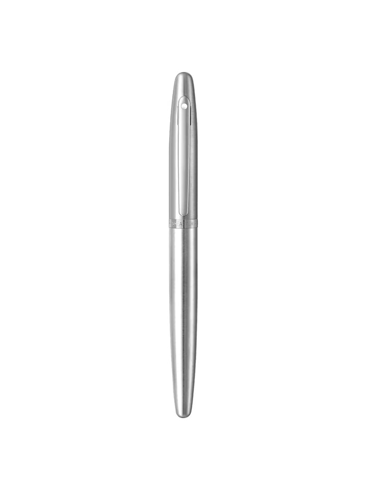 Sheaffer VFM 9426 Brushed Chrome Fountain Pen with Chrome Trim