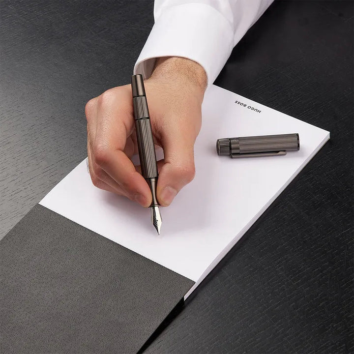 WP15920 HUGO BOSS CORE GUN FP (Fountain Pen) Bbag | India’s Best Online Stationery Store