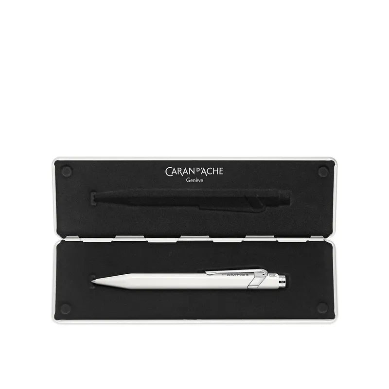 Caran d'Ache 849 PopLine Ballpoint Pen White - WP27077