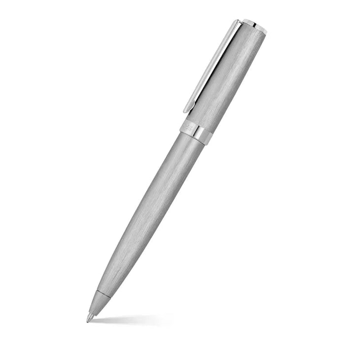 Hugo Boss Brushed Chrome Ballpoint Pen WP34192 Bbag | India’s Best Online Stationery Store