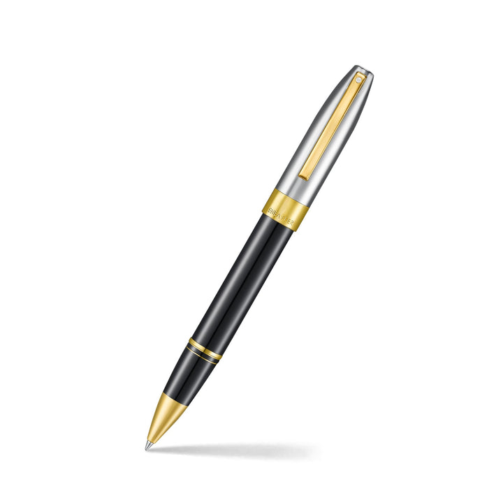 Sheaffer Legacy Rollerball Pen Black Chrome Gold Trim Luxury Pen Bbag | India’s Best Online Stationery Store