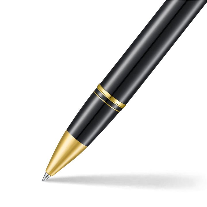 Sheaffer Legacy Rollerball Pen Black Chrome Gold Trim Luxury Pen Bbag | India’s Best Online Stationery Store