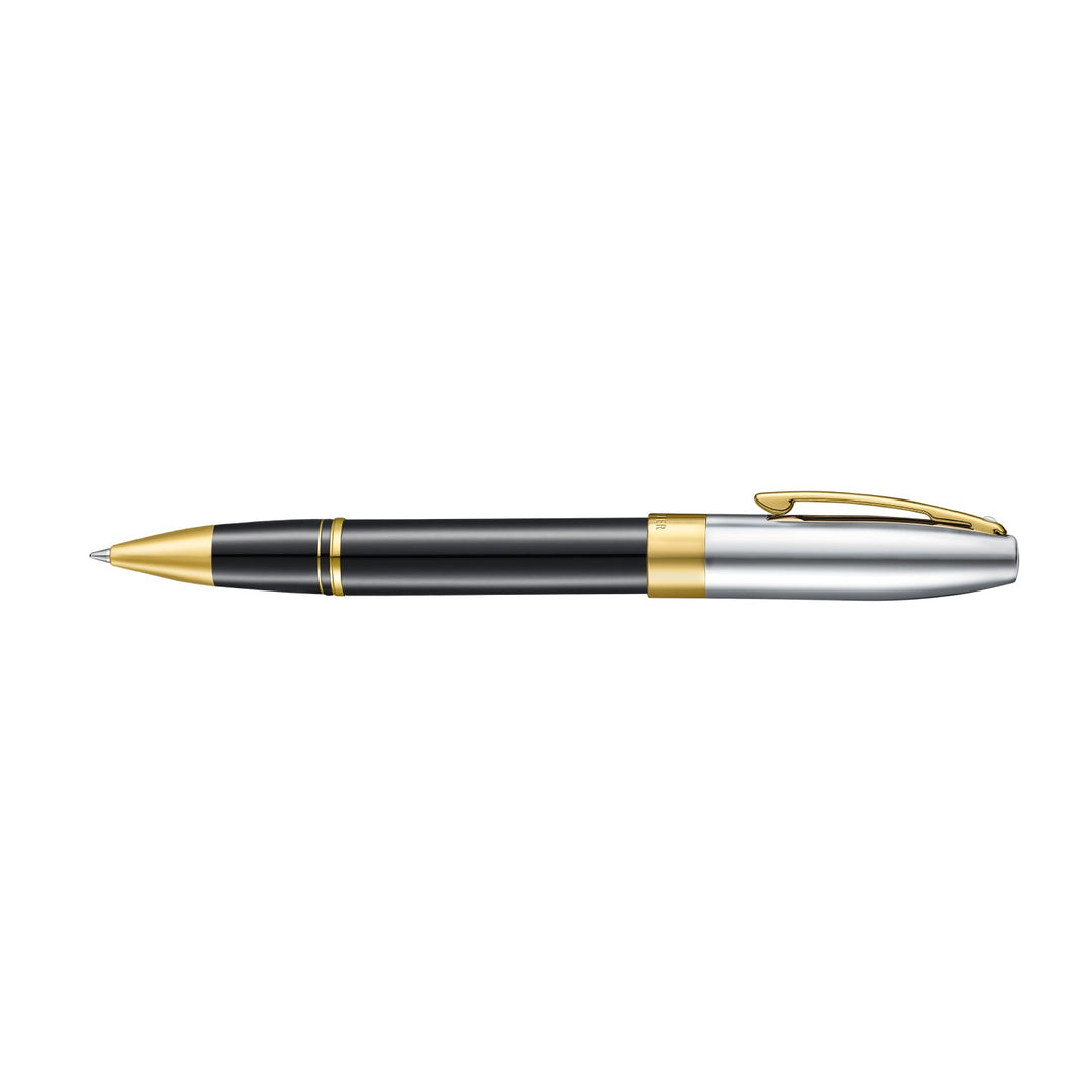 Sheaffer Legacy Rollerball Pen Black Chrome Gold Trim Luxury Pen Bbag | India’s Best Online Stationery Store
