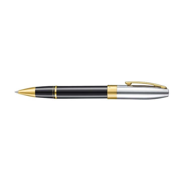Sheaffer Legacy Rollerball Pen Black Chrome Gold Trim Luxury Pen Bbag | India’s Best Online Stationery Store