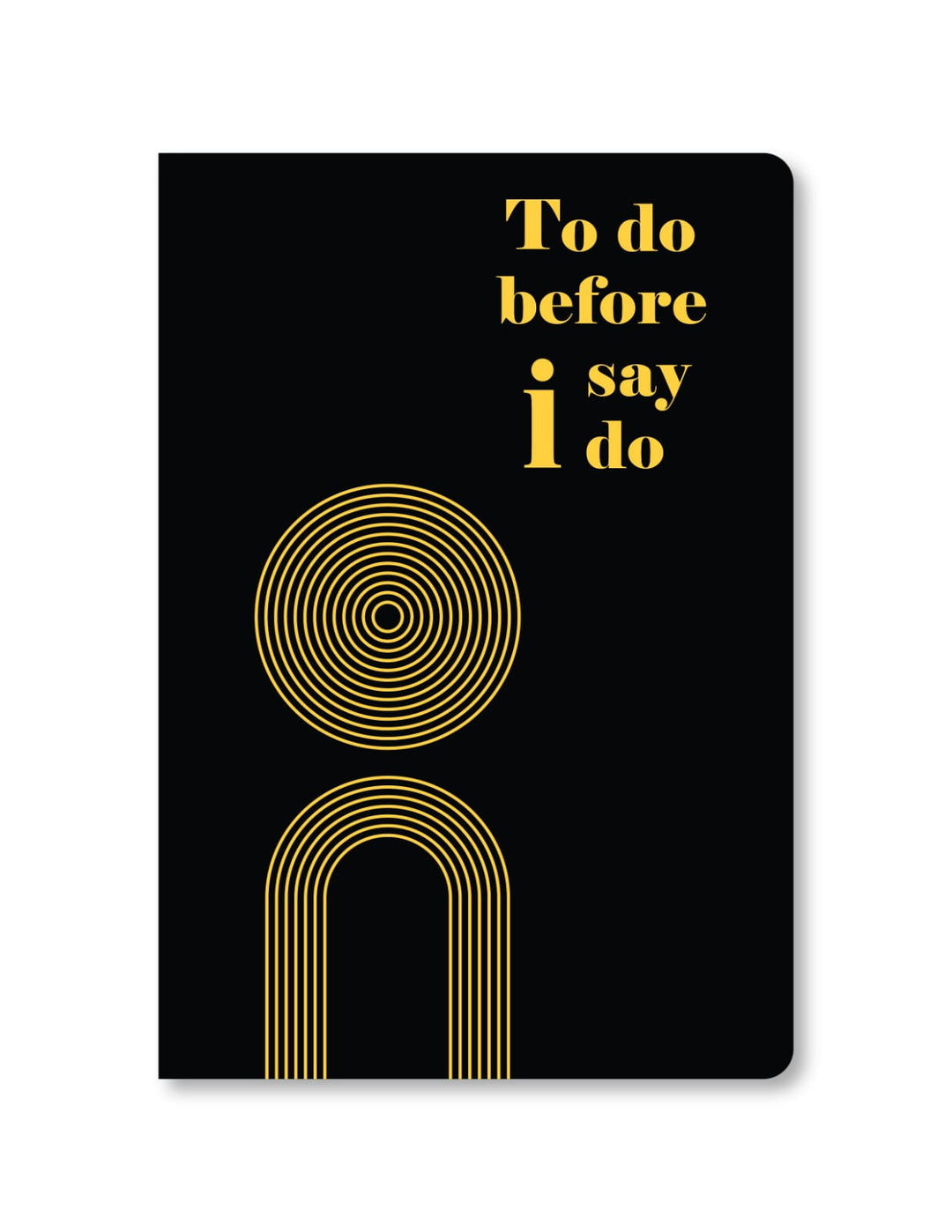 Creative Convert To Do Before I Say I Do Gold Foil Planner