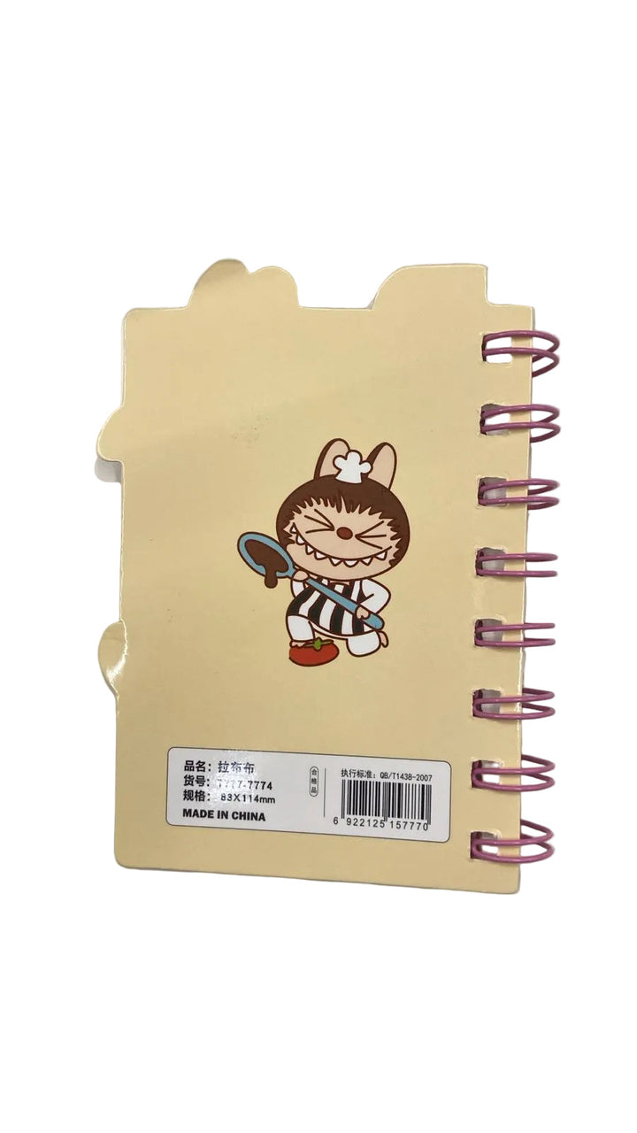Labubu Cartoon Spiral Notebook with Glitter Cover for Kids Bbag | India’s Best Online Stationery Store