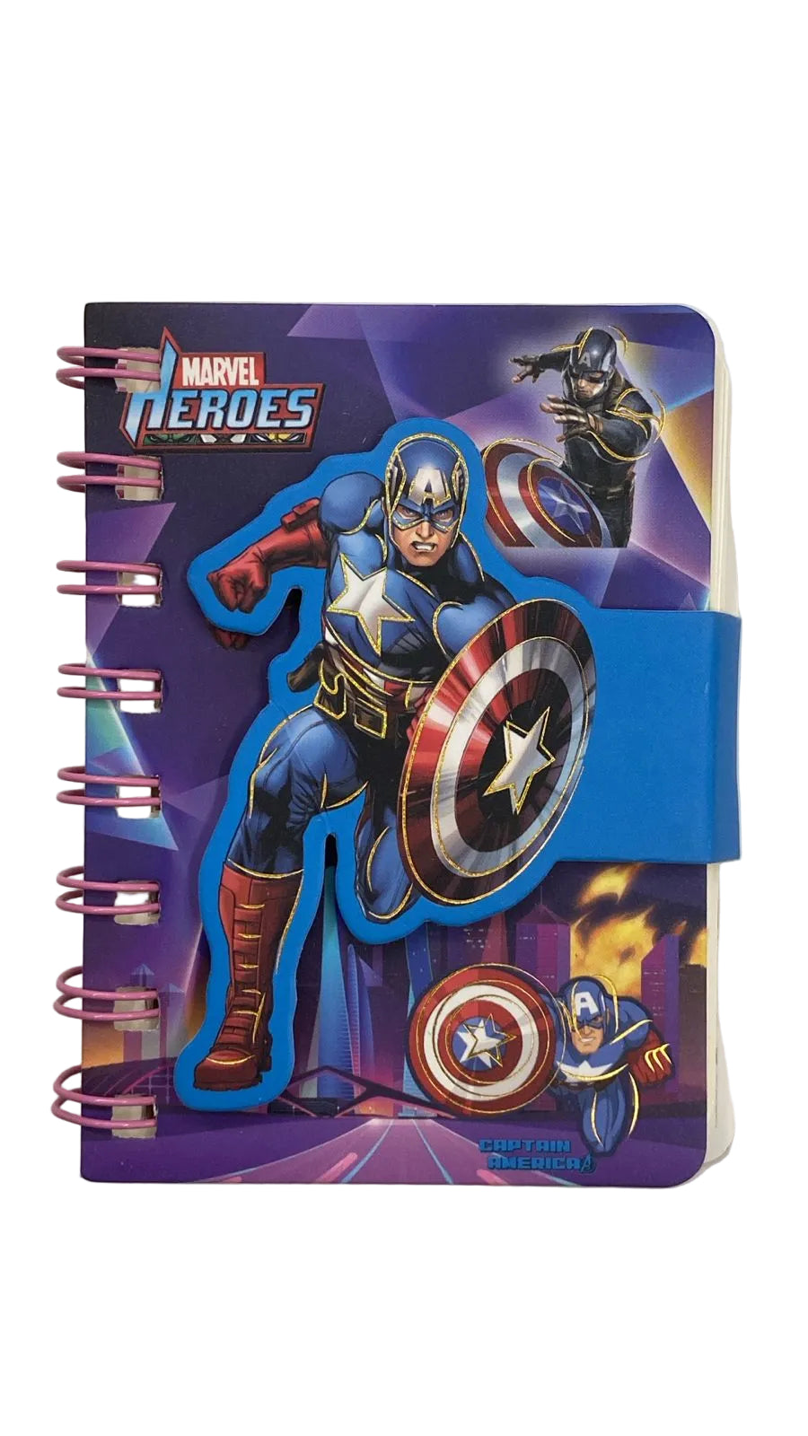 Super Hero Magnetic Lock Notebook 3D Design for Kids Bbag | India’s Best Online Stationery Store