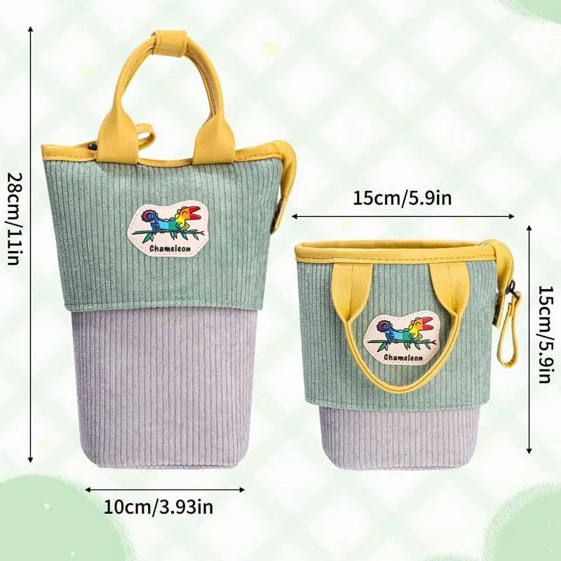 WOW WPC093 Expandable Pencil Pouch Large Capacity Cute Pencil Case Bbag | India’s Best Online Stationery Store