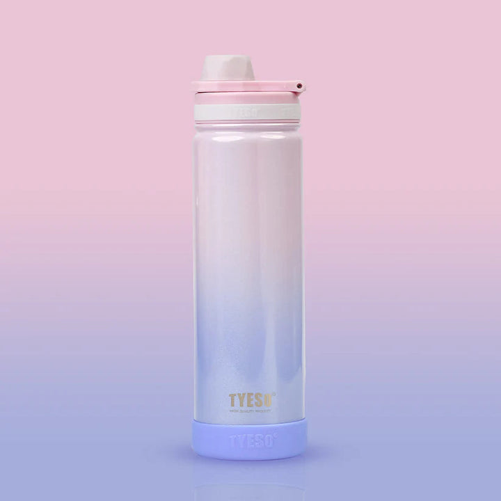 TYESO 750ml Rainbow Insulated Tumbler Stainless Steel Bottle with Handle Bbag | India’s Best Online Stationery Store