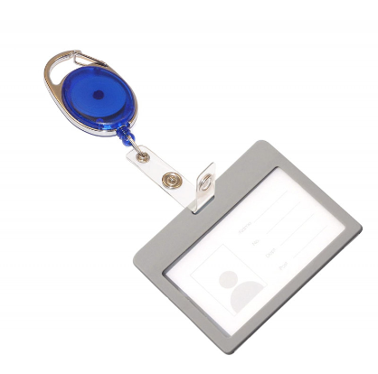 Blue Oval ID Card Holder Yo-Yo 