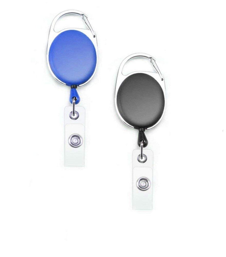 Blue and black Oval ID Card Holder Yo-Yo