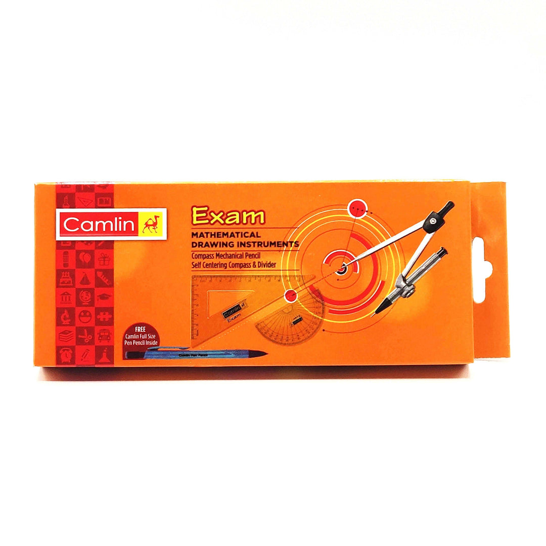 Camlin Geometry Instruments Camlin Exam Geometry Box: Accurate Geometry Set – Bbag | India’s Best ...