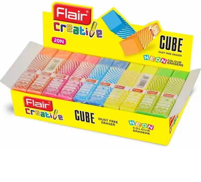 Flair Creative Cube Dust Free Eraser - Bbag | India’s Best Online Stationery Store