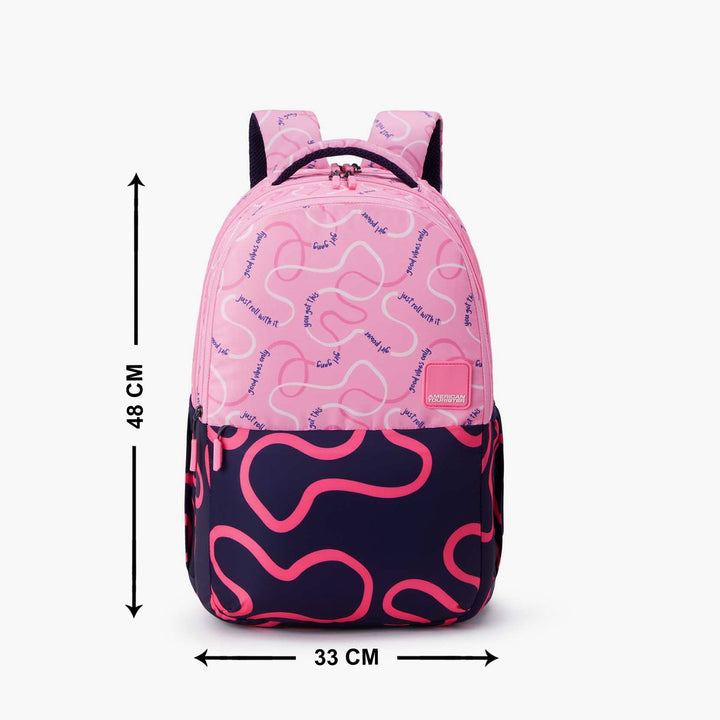 American Tourister Mia 4.0 Backpack  Printed School Bag Bbag | India’s Best Online Stationery Store