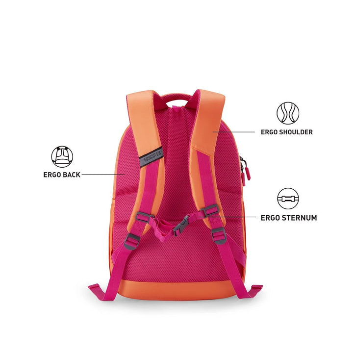 American Tourister Ollie 3.0 Backpack Durable 3 Compartment School & College Bag Bbag | India’s Best Online Stationery Store