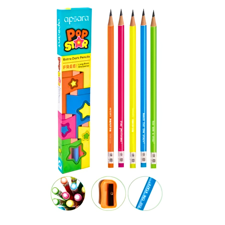 Apsara pop star pencil