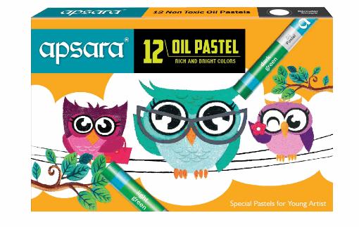 Front of Apsara Oil Pastels box