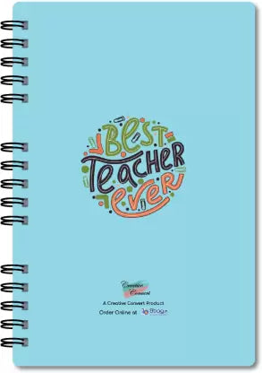 Creative Convert Best Teacher Ever Diary - Bbag | India’s Best Online Stationery Store