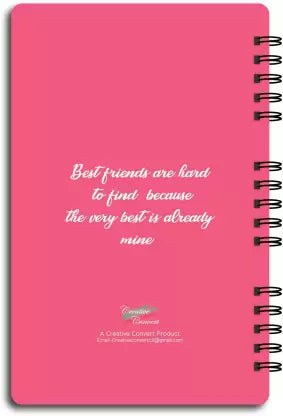 Creative Convert Besties Diary - Bbag | India’s Best Online Stationery Store