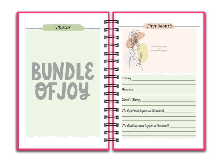 Creative Convert Bump To Baby - A Pregnancy Record Journal - Bbag | India’s Best Online Stationery Store