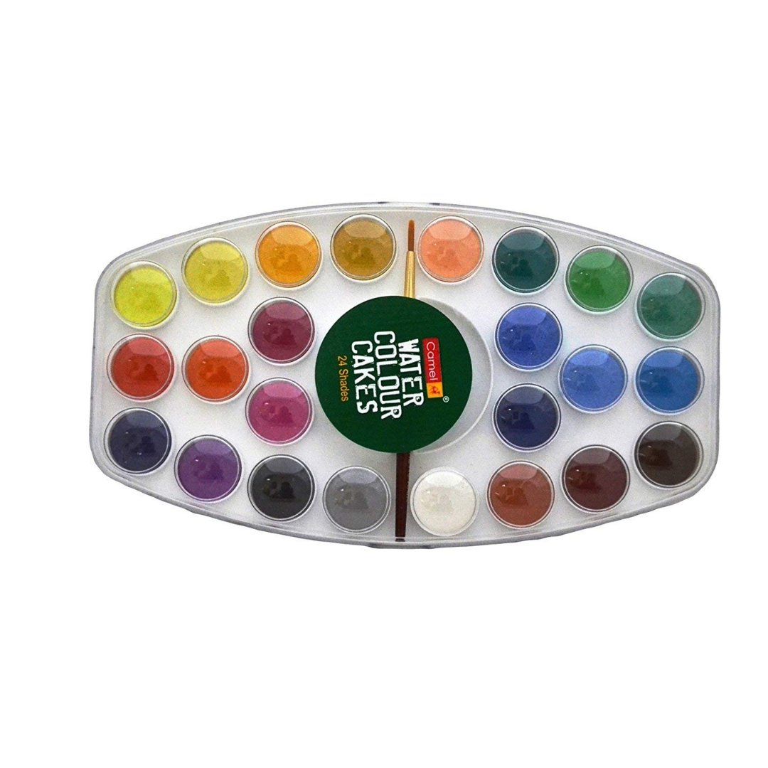 Camel Water Colour Cakes - 24 Shades