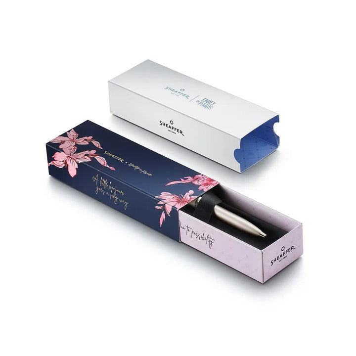 Sheaffer 100 Emily in Paris Champagne Gold Ballpoint Pen 9377 Bbag | India’s Best Online Stationery Store