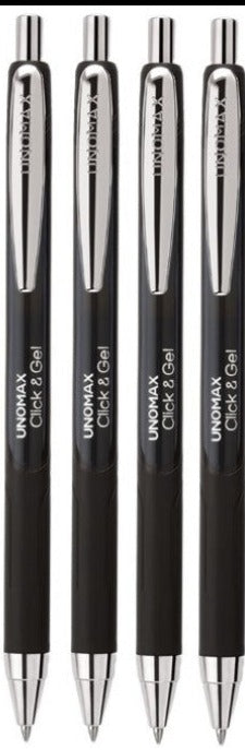 Unomax Click & Gel Pen - Bbag | India’s Best Online Stationery Store